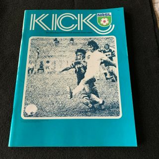 1976 Nasl Soccer Program Seattle Sounders Vs San Diego Jaws Kingdome June 19th