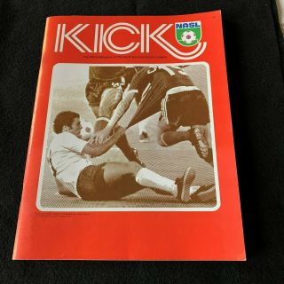 1976 Nasl Soccer Program Seattle Sounders Vs St.  Louis Stars Kingdome June 12th