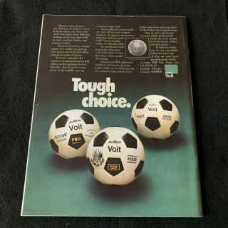 1976 NASL Soccer Program Seattle Sounders VS Chicago Sting Kingdome May 19TH 2