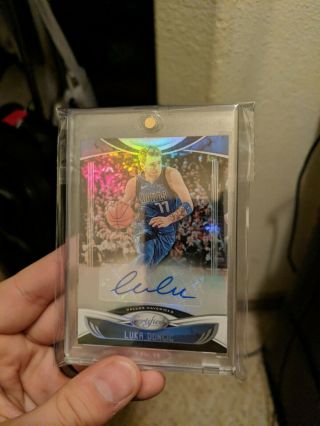 2019 - 20 Luka Doncic Certified Signatures Auto