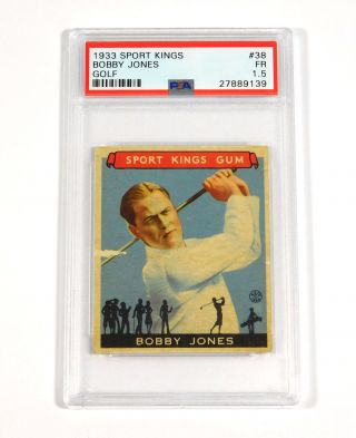 1933 Sport Kings Bobby Jones 38 Golf Psa 1.  5