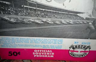 Vintage NASCAR & AUTO RACE PROGRAM GRAND NATIONAL CHAMPIONSHIP RACES for 1962 2