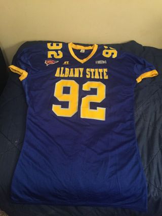 Albany State University Golden Rams Football Jersey 3xl Russell Athletic (rare)