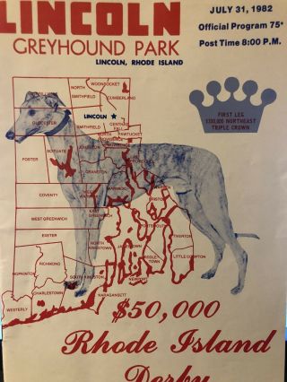 Lincoln Greyhound Park 1982 Rhode Island Derby Stormy Encounter,  Willie Talon