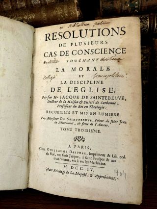 1704 Resolutions On The Various Cases Of Consciousness