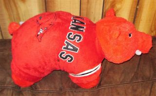 Arkansas Razorbacks Large 18 " Mascot Pillow Pet