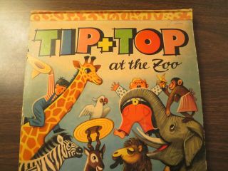 Vintage " Tip Top At The Zoo " Pop Up Book 1961 Bancroft & Co,  London