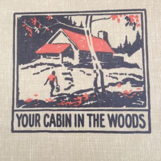 1945 Your Cabin In The Woods Conrad Meinecke 1st Hardcover Architecture Vintage