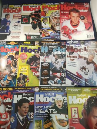 Complete Year - 2003 - Beckett Hockey Card Monthly - 12 Issues