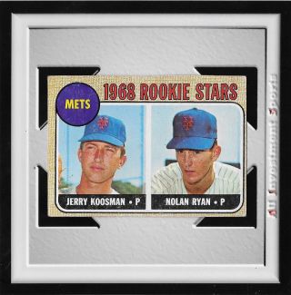 1968 Topps Nolan Ryan Rc 177 Vg - Ex Baseball Card For Set Dd18