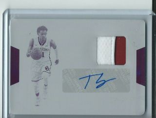 2019 20 Panini National Treasures Trae Young Printing Plate Patch Auto 1/1