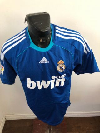 Mens Medium Adidas Soccer Football Futbol Jersey Real Madrid Football Club