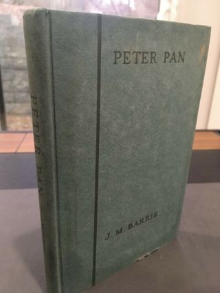 " Peter Pan " By J.  M.  Barrie 1928 1st Us Edition Of The Play,  Hc