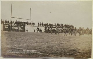 Circa 1906 Marietta College Vs.  Morgantown Football Real Photo Postcard
