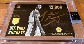 Panini Eminence Basketball Kobe Bryant Los Angeles Lakers Diamond Auto Card 6/10