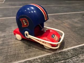 Denver Broncos Nfl Afl Gumball Football Helmet Buggy Car Cart