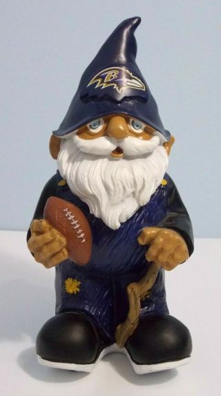 Batimore Ravens Football Team Garden Gnome Statue Figurine