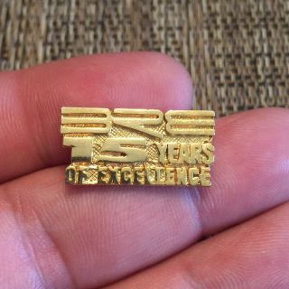 1980 Bre Brock Racing Enterprises 15 Years Of Excellence Pin Gold Toned S5