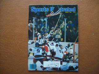 Olympic Hockey Gold - Usa Defeats The Soviets - Sports Illustrated March 3,  1980