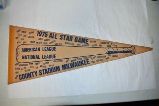 1975 American Vs National League All Star Game County Stadium Milwaukee