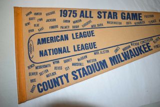 1975 American vs National League All Star Game County Stadium Milwaukee 2