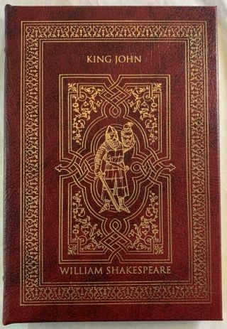 Deluxe Easton Press Leather William Shakespeare King John
