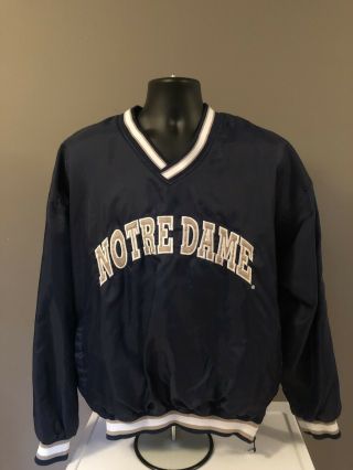 Rare Authentic Starter Vintage Notre Dame Fighting Irish Sideline Jacket Xl L