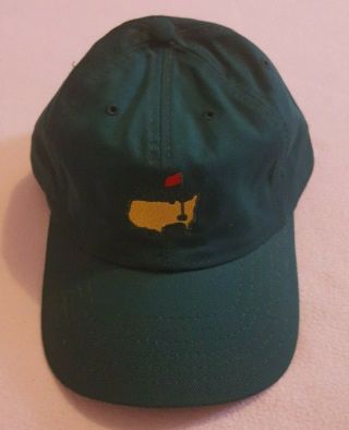 Masters Golf Hat Cap Green American Needle Adjustable Strap