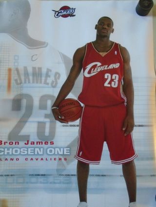 LeBron James - Cleveland - Poster - Chosen One - 3423 / Exc. ,  cond.  - 16 x 20 