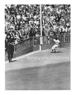 Brooklyn Dodgers - Sandy Amoros Catch Saves 1955 World Series - Yankee Stadium