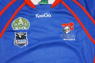 NRL Telstra Newcastle Knights KooGa nib Coal Allied Jersey Rugby League Size Med 2