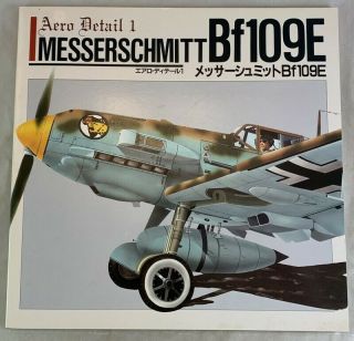 Aero Detail Aircraft Monograph Messerschmitt Bf 109e Wwii German Fighter