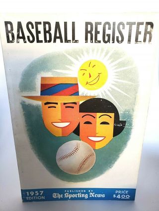 1957 Baseball Register The Game 