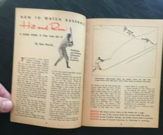 1953 Mickey Mantle How To Watch Baseball at The Field or Television Phillips 66 2