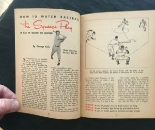 1953 Mickey Mantle How To Watch Baseball at The Field or Television Phillips 66 3