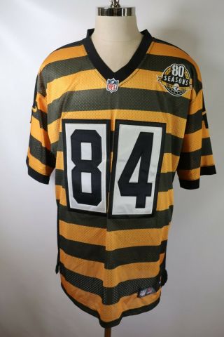 C5759 Vtg Nike Pittsburgh Steelers Antonio Brown 84 Nfl Football Jersey Size 52