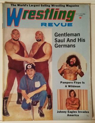 Wrestling Revue - Gentleman Saul & Germans - July 1972