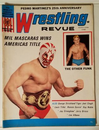 Wrestling Revue - Mil Mascaras - March 1972