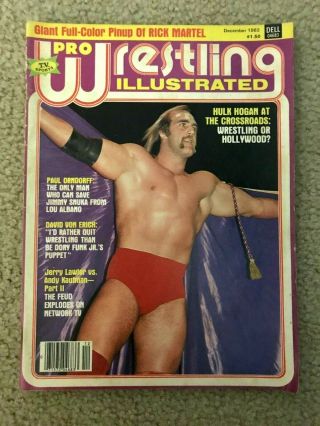 Pro Wrestling Illustrated December 1982 Hulk Hogan Wwe Wwf Nwa Wcw Awa Wccw