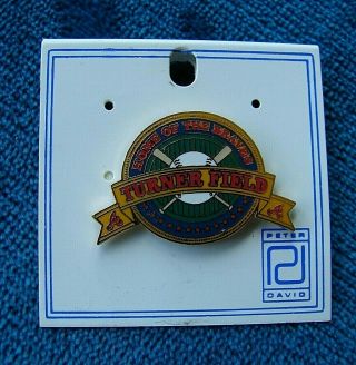 Atlanta Braves Turner Field Home Of The Braves Collector Pin Hat Lapel