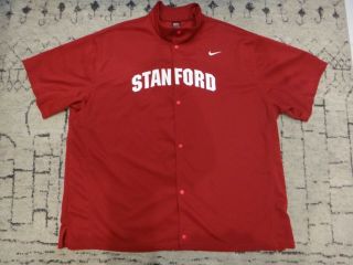 Nike Elite Stanford University Cardinal Basketball Warmup/shooting Jacket Sz 3xl