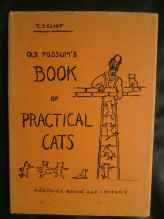 Old Possums Book Of Practical Cats T S Eliot Musical Basis 1939 Later Printing