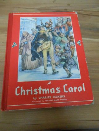 1939 A Christmas Carol By Charles Dickens William Mark Young Illustrations