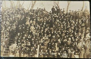 1919 University Of Illinois Vs.  Chicago Football Real Photo Postcard