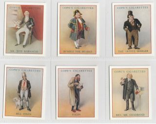 Complete Set Of 25 Vintage Charles Dickens Characters Cards From 1939