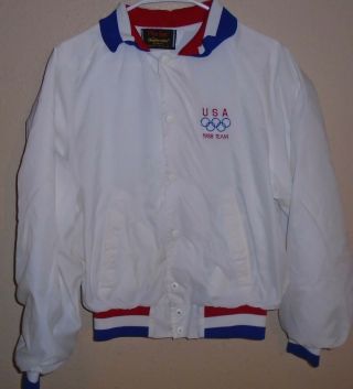 Vintage 1988 Usa Olympics Team Jacket Medium