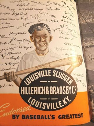 Louisville Slugger 1950 Famous Slugger Year Book 2