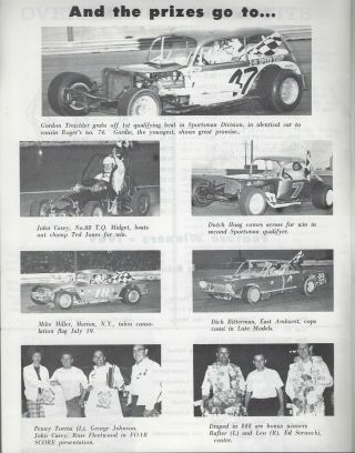 1969 Lancaster Speedway Modified Program - George Johnson - DB 2