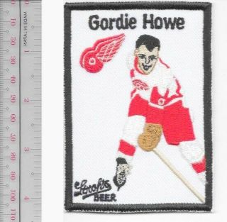 Beer Hockey Nhl Gordie Howe Detroit Red Wings & Stroh 