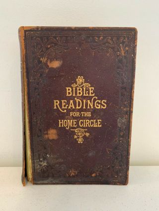 Vintage Bible Readings For The Home Circle Book 1890 Review And Herald Hardcover